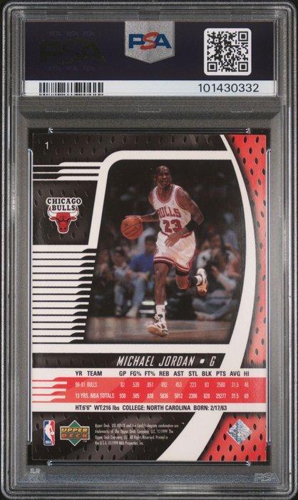 1998 Upper Deck Ionix Michael Jordan #1 - PSA 9 Graded card, Verzamelen, Stickers