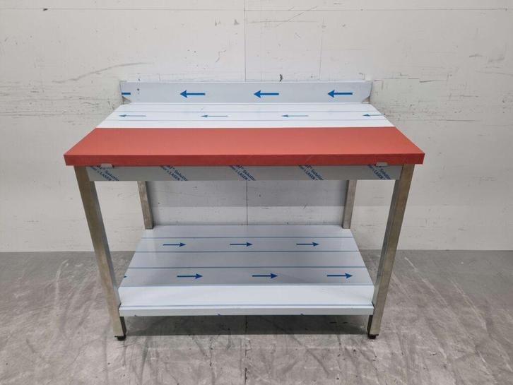RVS Polyethylene PE Snijtafel Werktafel 120 cm Horeca, Zakelijke goederen, Horeca | Meubilair en Inrichting, Ophalen of Verzenden