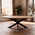 Tafel Ovaal Eikenhout  Matrix 200x100, Huis en Inrichting, Nieuw