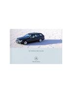 2004 MERCEDES BENZ E KLASSE T BROCHURE DUITS