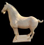Beeld, Terracotta paard in Chinese Tang-stijl - 41 cm -, Antiek en Kunst