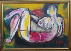 Guido Pajetta (1898-1987) - Nudo in attesa, Antiek en Kunst, Kunst | Schilderijen | Modern