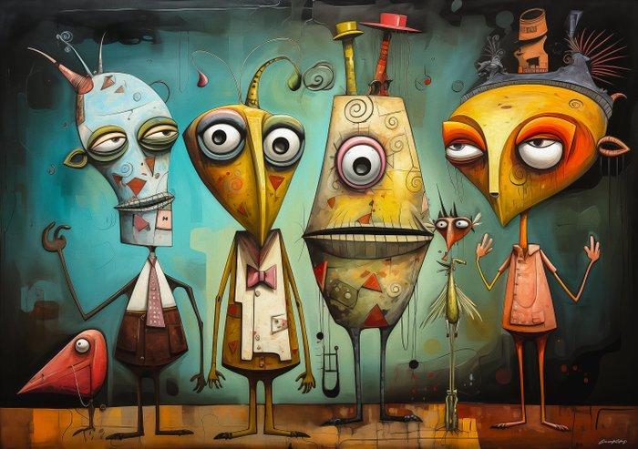 Giancarlo Colombo - GCD Art - Weirdos #90, Antiek en Kunst, Kunst | Designobjecten