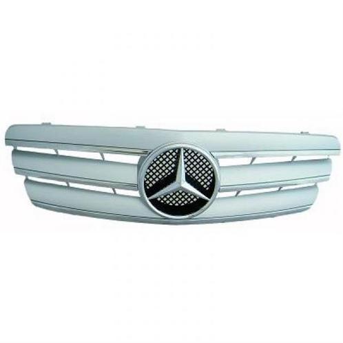 Grille Mercedes C-klasse W203 2000-2007 zilver in CL-Look, Auto-onderdelen, Carrosserie, Nieuw, Mercedes-Benz, Verzenden