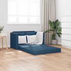 vidaXL Slaapbank vloermodel 2-in-1 112x174x55 cm stof blauw, Verzenden, Nieuw
