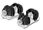 Bowflex SelectTech losse schijven 552i (100319) 0.57 kg / 1., Sports & Fitness, Sports & Fitness Autre, Verzenden