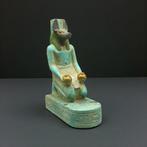 Replica van het oude Egypte Standbeeld God Anubis dat knielt