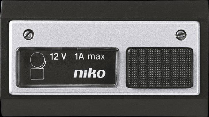 Niko NAC Bell Pusher - 05-540, Doe-het-zelf en Bouw, Elektriciteit en Kabels, Verzenden