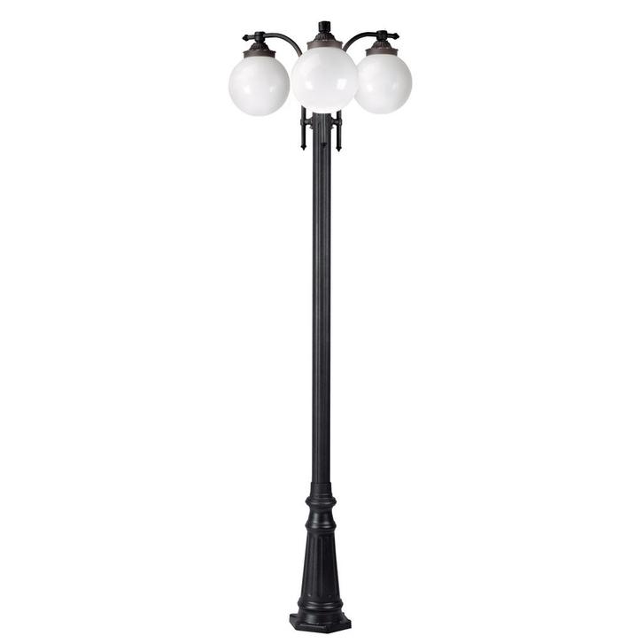 Tuinverlichting Bol Tuinlamp 3l. Madeira Ø 25, Tuin en Terras, Buitenverlichting, 50 tot 250 watt, Nieuw, Aluminium, Staande lamp