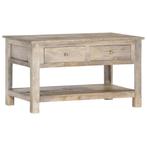 vidaXL Salontafel 82x52x47 cm massief mangohout, Huis en Inrichting, Tafels | Salontafels, Verzenden, Nieuw