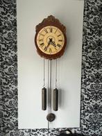 Wandklok - Hout, Messing - 1970-1980, Antiek en Kunst, Antiek | Klokken