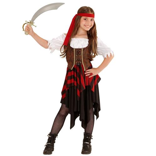 Piraat Jurk Meisje, Kinderen en Baby's, Carnavalskleding en Verkleedspullen, Nieuw, Verzenden