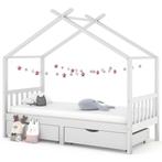 vidaXL Kinderbedframe met lades massief grenenhout 90x200 cm, Verzenden, Nieuw