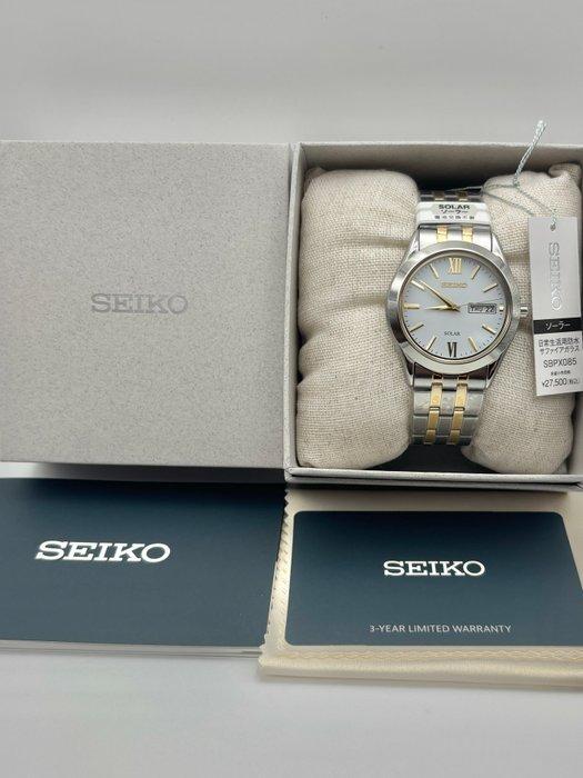 Seiko - Solar - Zonder Minimumprijs - SBPX085 - Heren -, Handtassen en Accessoires, Horloges | Antiek