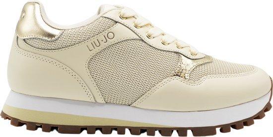Liu Jo Wonder Dames Sneakers Leer - Ivory - Maat 38 (Mode), Kleding | Dames, Schoenen, Nieuw, Verzenden
