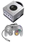 Nintendo Gamecube Zilver Resident Evil 4 Edition + Contro..., Games en Spelcomputers, Ophalen of Verzenden, Zo goed als nieuw