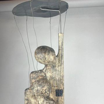 Karol Dusza (XX-XXI) - sculptuur, „Flying together” 81cm