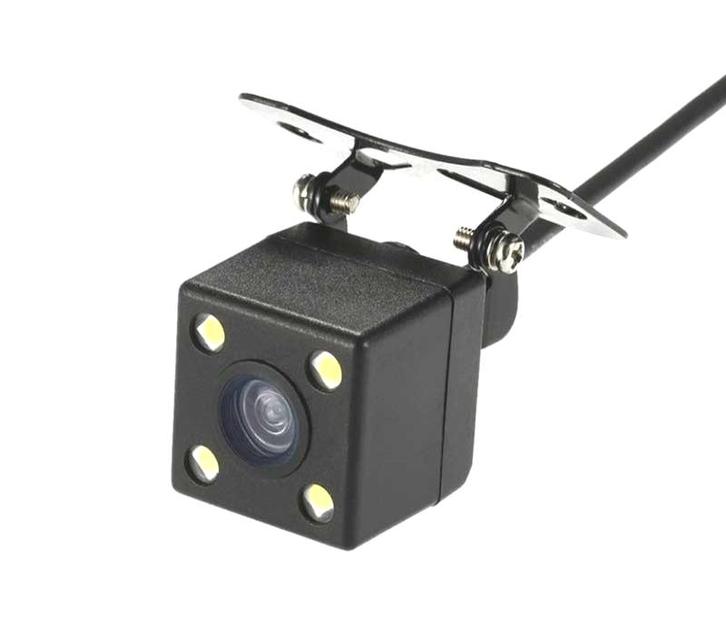 CAMÉRA RECUL UNIVERSELLE AUTO AVEC 4 LEDS, Auto diversen, Achteruitrijcamera's, Verzenden