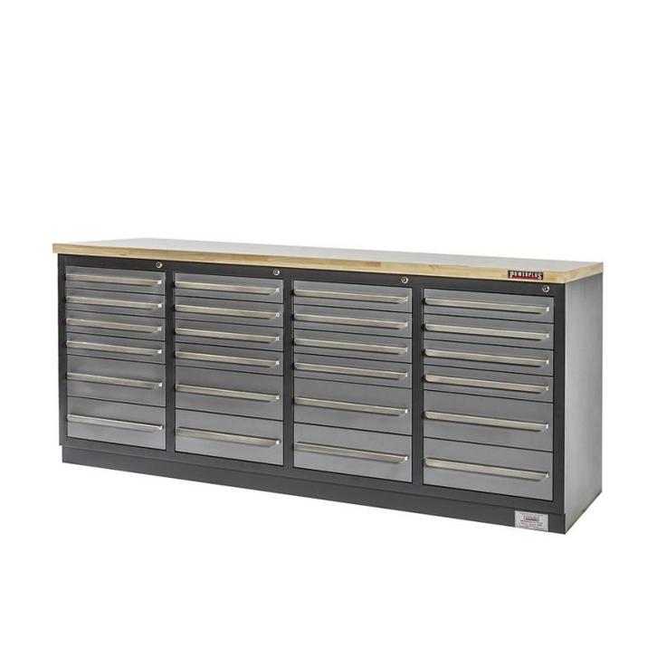 Professionele werkbank – montagetafel 215 x 70 x 95 cm. met, Doe-het-zelf en Bouw, Werkbanken, Ophalen of Verzenden