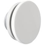 Toevoerventiel staal aansluitdiameter 80mm - WIT RAL 9016, Doe-het-zelf en Bouw, Verzenden, Nieuw