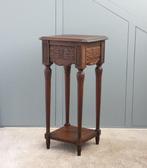 Bijzettafel - Plantentafel - Eikenhout, Antiek en Kunst