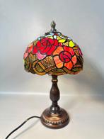 Lampe de table buffet - Verre - Lampe de table en vitrail, Antiek en Kunst