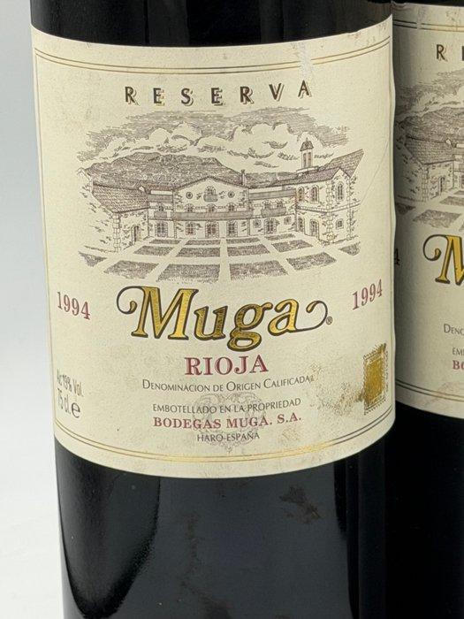 1994 Bodegas Muga - Rioja Reserva - 4 Flessen (0.75 liter), Verzamelen, Wijnen