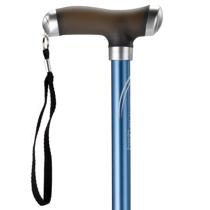 MultiMotion wandelstok met zacht siliconen handvat - Blauw, Divers, Matériel Infirmier, Enlèvement ou Envoi