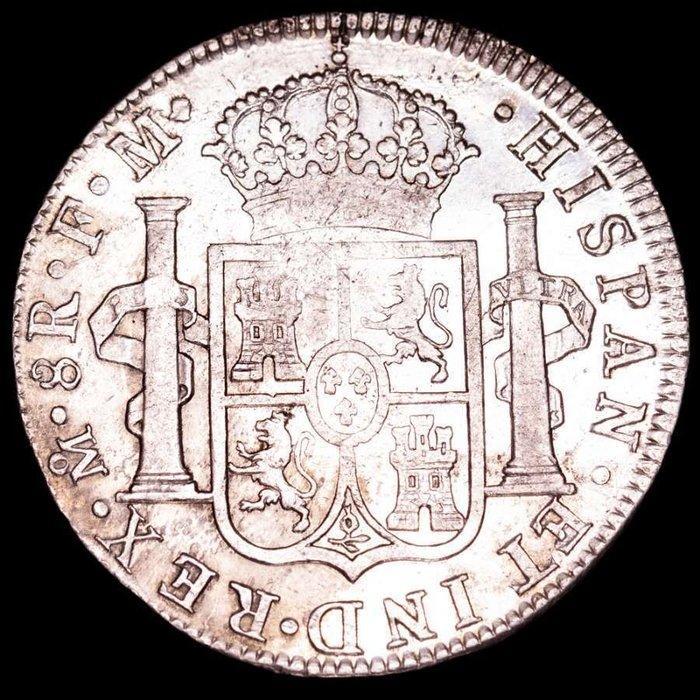 Spanje. Carlos IV. 8 Reales Acuñados en la ceca de Ciudad de, Postzegels en Munten, Munten | Europa | Niet-Euromunten