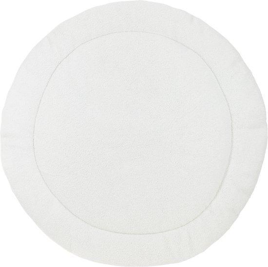 Meyco Baby Bouclé boxkleed rond - offwhite - 95cm (Babyb, Kinderen en Baby's, Babyparken, Nieuw, Verzenden