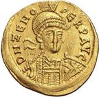 Romeinse Rijk. Zeno (474-491 n.Chr.). Solidus