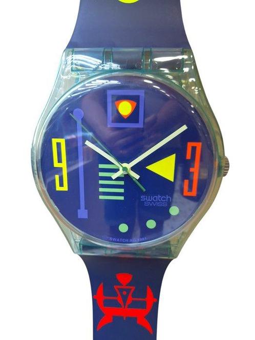 Horloge murale - Swatch - Plastique - 1990-2000 - Monsieur, Antiek en Kunst, Antiek | Meubels | Stoelen en Sofa's