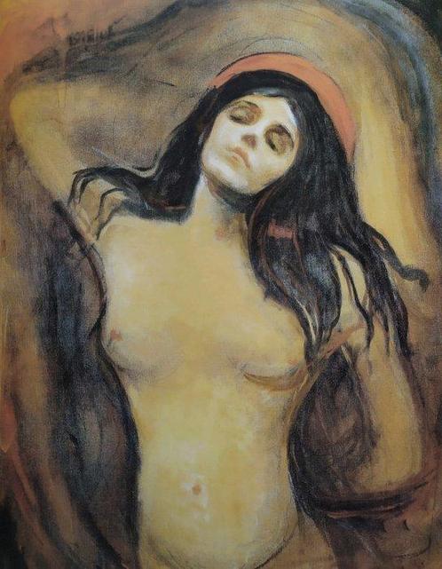 Edvard Munch (1863-1944) (after) - Madonna, 1894-95 -, Antiquités & Art, Antiquités | Livres & Manuscrits