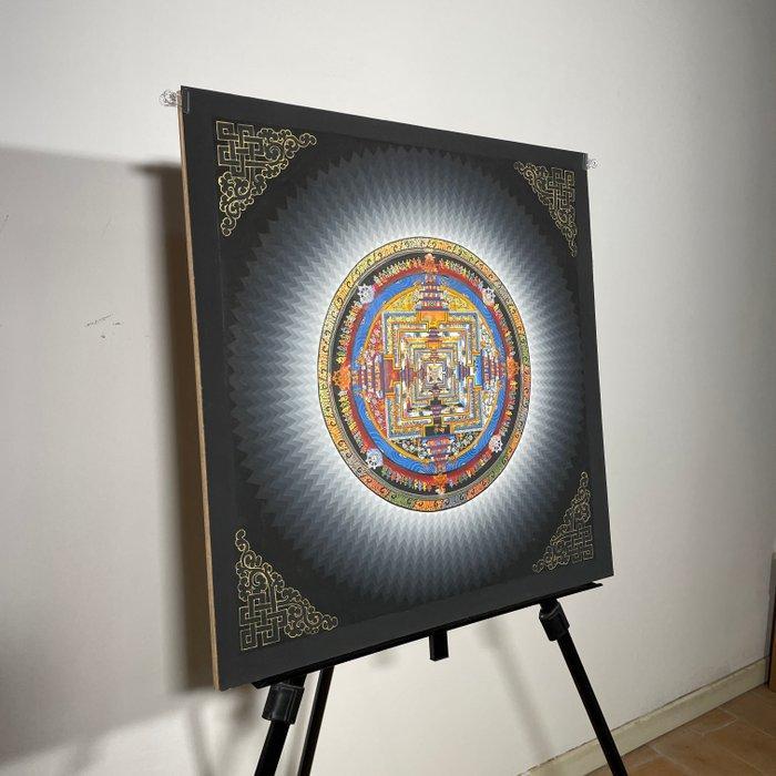 Painting of Tibetan Tradition - Mandala Lotus/Kalachakra -, Antiek en Kunst, Kunst | Designobjecten