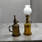 Lampe Pigeon - Olielamp - Messing, Antiek en Kunst