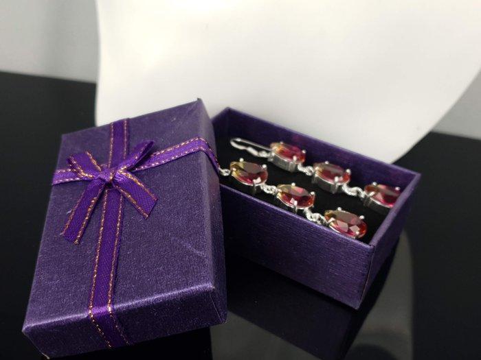 Zilver, Watermeloen Toermalijn / Gratis verzending -, Collections, Minéraux & Fossiles