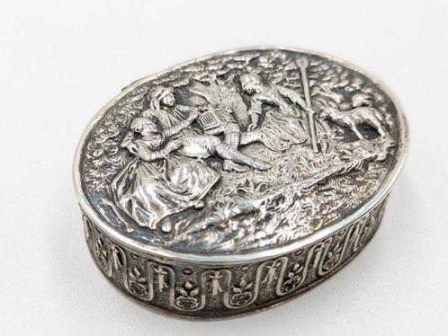 Sieradendoos - .800 zilver, Antiek en Kunst, Antiek | Zilver en Goud