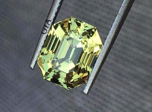 1 pcs  Jaune, Vert Alexandrite  - 4.66 ct - GIA, Bijoux, Sacs & Beauté, Pierres précieuses