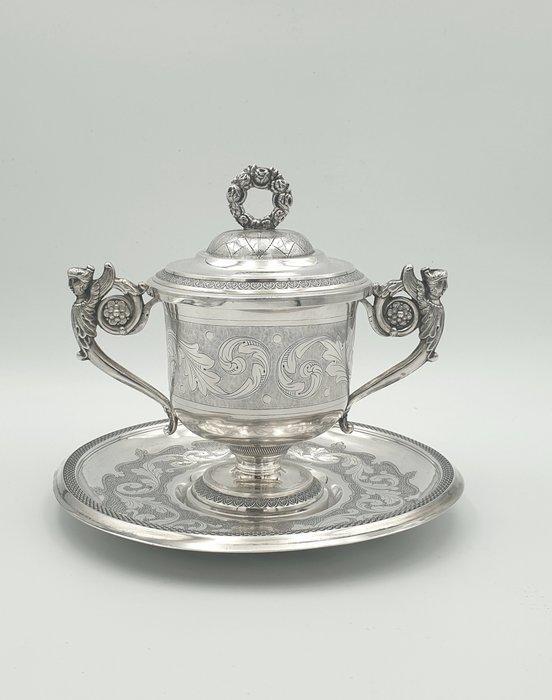 Francesc dAssís Carreras - Suikerpot - .925 zilver, Antiek en Kunst, Antiek | Zilver en Goud