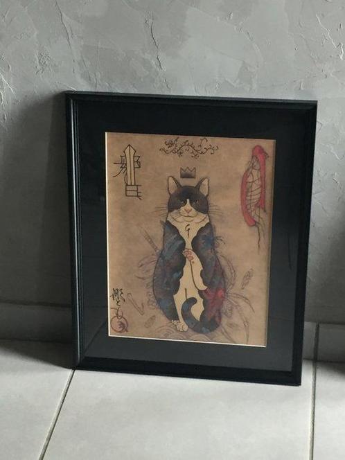 Horitomo  - 2 C-Print - Monmon Cats - duo Monmon Cats, Antiek en Kunst, Antiek | Overige Antiek