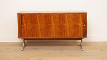Vintage dressoir | audiomeubel | Palissander | Chroom beschikbaar voor biedingen