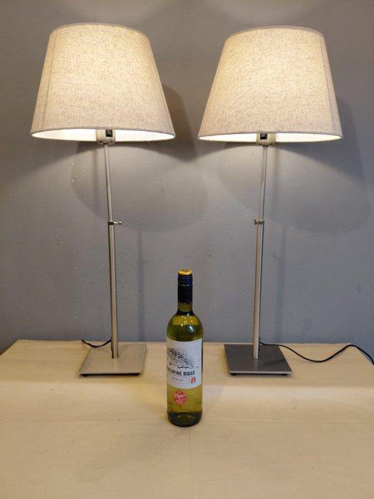 Tafellamp (2) - In hoogte verstelbaar - Metaal, Antiek en Kunst, Curiosa en Brocante