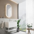 Badkamermeubelset BWS Anubis Frame 90cm 1 Lade Mat Wit Met, Ophalen of Verzenden, Nieuw, Bad