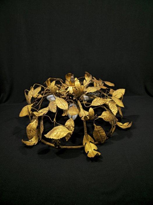 Lustre - Feuille dor sur fer forgé, Huis en Inrichting, Overige Huis en Inrichting