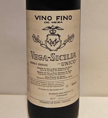 Vega Sicilia, Unico, 1978 Release - Ribera del Duero Reserva