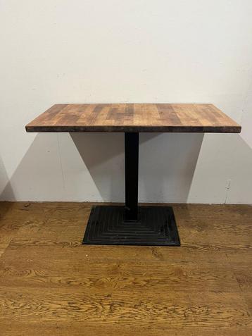 Gebruikte Horecatafel (105x50cm) - T1583- Vintage/Café beschikbaar voor biedingen