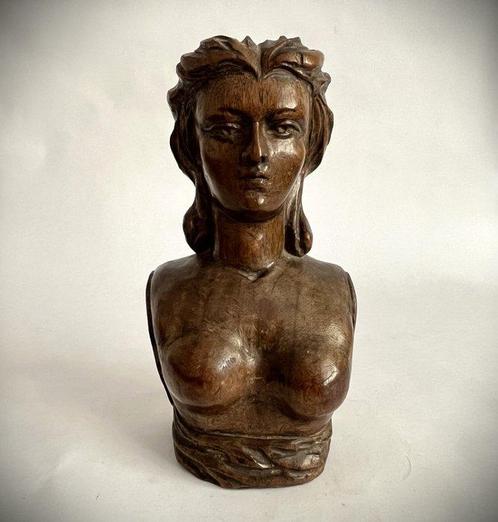Figurine - Young lady (fragment) - Bois, Antiek en Kunst, Antiek | Keramiek en Aardewerk