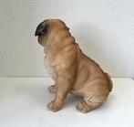 sculptuur, Realistische MOPSHOND-ware grootte-Levensecht -