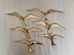 Wanddecoratie (6) - Stijl koperen messing vogels - Abstract