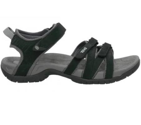 Teva TIRRA Leren - Dames Sandalen - Zwart/Grijs - Maat 36, Kleding | Dames, Schoenen, Nieuw, Verzenden